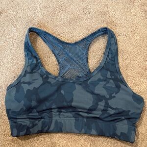 ZYIA Blue Camouflage Sports Bra